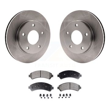 Front Disc Brake Rotors And Ceramic Pads Kit For 1997 Chevrolet Blazer GMC Jimmy K8T-100002