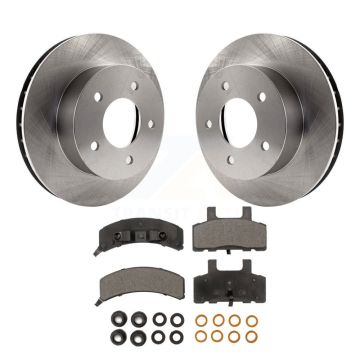 Front Disc Brake Rotors And Ceramic Pads Kit For 1990-2002 Chevrolet Astro GMC Safari AWD K8T-100004