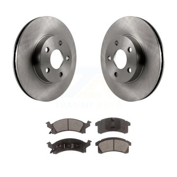 Front Brake Rotor Ceramic Pad Kit For Chevrolet Cavalier Pontiac Sunfire Grand Am Sunbird K8T-100005