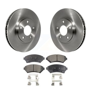 Front Brake Rotor And Ceramic Pad Kit For Chevrolet Impala Buick LeSabre Cadillac DeVille K8T-100014