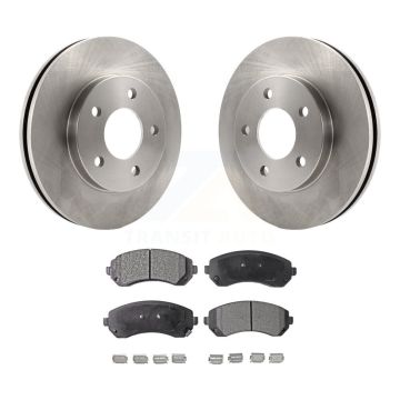 Front Disc Brake Rotors And Ceramic Pads Kit For Buick Rendezvous Pontiac Aztek K8T-100023