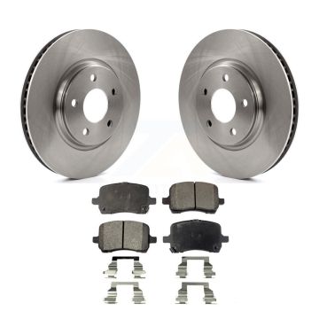 Front Brake Rotor & Ceramic Pad Kit For Chevrolet Cobalt Saturn Ion Malibu Pontiac HHR G6 K8T-100035