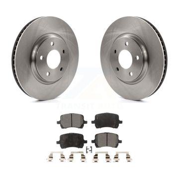 Front Brake Rotor & Ceramic Pad Kit For Chevrolet Malibu Pontiac G5 G6 Cobalt Saturn Aura K8T-100036