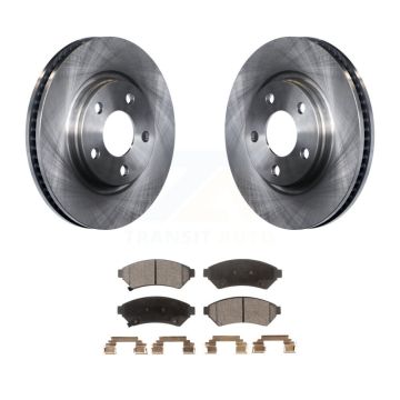 Front Brake Rotors & Ceramic Pad Kit For Buick Pontiac LaCrosse Grand Prix Allure Montana K8T-100038