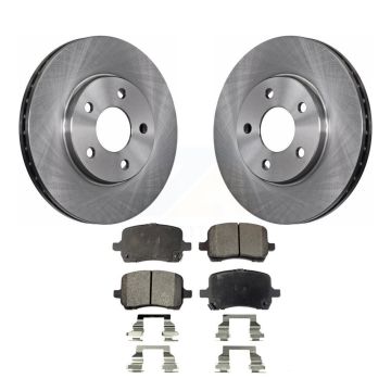 Front Disc Brake Rotors And Ceramic Pads Kit For Chevrolet Malibu K8T-100041