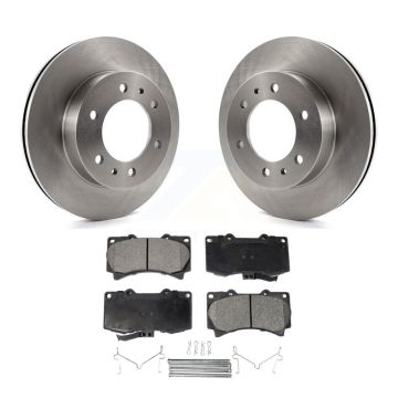 Front Disc Brake Rotors And Ceramic Pads Kit For Hummer H3 H3T K8T-100052