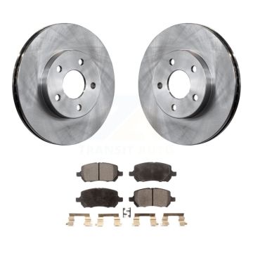 Front Disc Brake Rotors And Ceramic Pads Kit For Chevrolet Cobalt Pontiac G5 K8T-100061