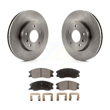 Front Brake Rotor Ceramic Pad Kit For Chevrolet Equinox Pontiac Torrent Saturn Vue Suzuki K8T-100062