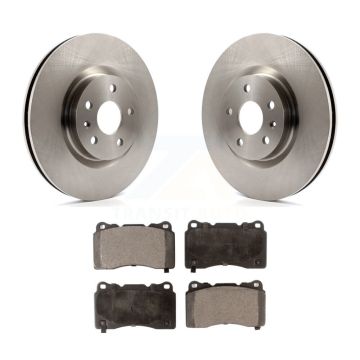 Front Disc Brake Rotors And Ceramic Pads Kit For Cadillac XTS Buick Regal K8T-100066