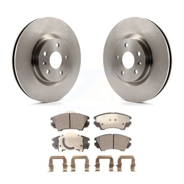 Front Disc Brake Rotors And Ceramic Pads Kit For 2011-2017 Chevrolet Caprice K8T-100068