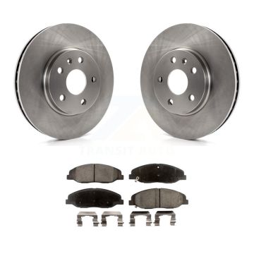 Front Disc Brake Rotors And Ceramic Pads Kit For Cadillac CTS K8T-100072