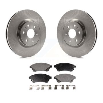 Front Disc Brake Rotors And Ceramic Pads Kit For Cadillac SRX Saab 9-4X K8T-100081