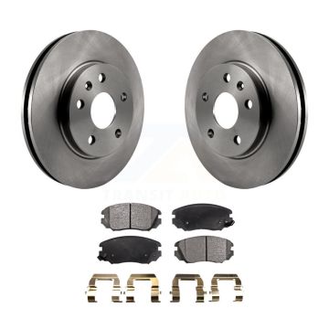 Front Disc Brake Rotors Ceramic Pad Kit For Chevrolet Malibu Buick Regal LaCrosse Limited K8T-100084