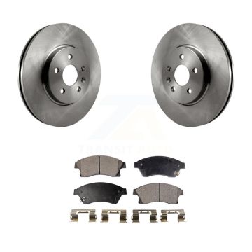 Front Disc Brake Rotors And Ceramic Pads Kit For 2013-2014 Chevrolet Sonic RS K8T-100089