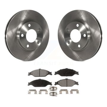 Front Disc Brake Rotors And Ceramic Pads Kit For Ford Mustang K8T-100100