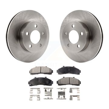 Front Disc Brake Rotor Ceramic Pad Kit For Ford Ranger Explorer Mazda B4000 B3000 Mercury K8T-100103