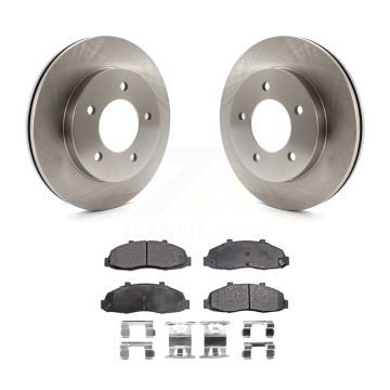 Front Disc Brake Rotors And Ceramic Pads Kit For Ford F-150 Heritage 4WD K8T-100106