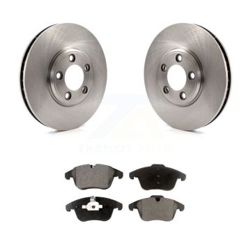 Front Brake Rotor & Ceramic Pad Kit For Jaguar S-Type Sport Base From Chassis VIN #N52048 K8T-100116