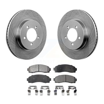 Front Disc Brake Rotors And Ceramic Pads Kit For Ford Explorer Mercury Mountaineer K8T-100124