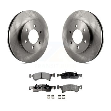 Front Disc Brake Rotors And Ceramic Pads Kit For Ford Expedition Lincoln Navigator K8T-100127