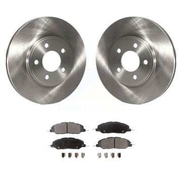 Front Disc Brake Rotors And Ceramic Pads Kit For 2009 Ford Mustang Bullitt K8T-100128