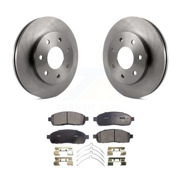 Front Disc Brake Rotors And Ceramic Pads Kit For Ford F-150 Lincoln Mark LT 4WD K8T-100131