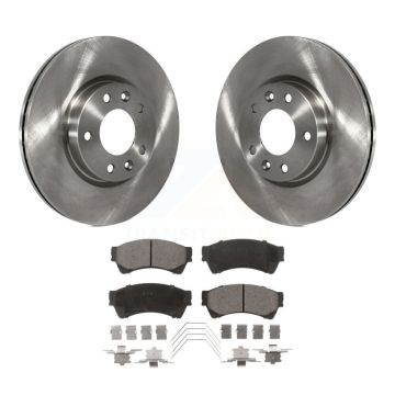 Front Disc Brake Rotor Ceramic Pad Kit For Ford Fusion Mazda 6 Lincoln MKZ Zephyr Mercury K8T-100148
