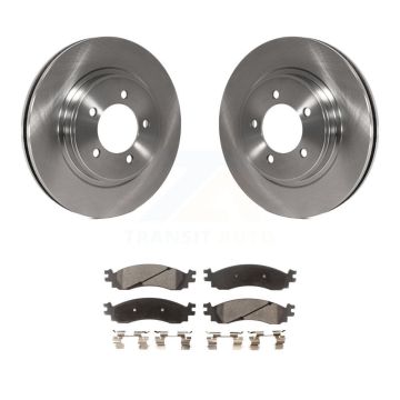 Front Disc Brake Rotor & Ceramic Pad Kit For Ford Explorer Sport Trac Mercury Mountaineer K8T-100149