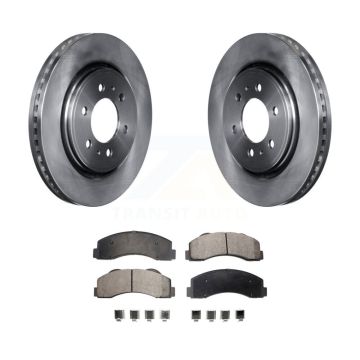 Front Disc Brake Rotors And Ceramic Pads Kit For Ford F-150 Expedition Lincoln Navigator K8T-100152