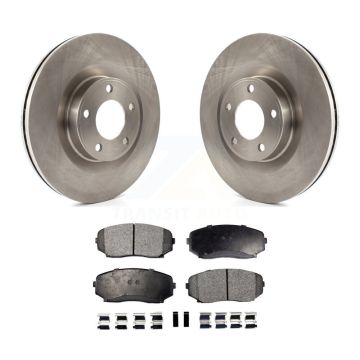 Front Disc Brake Rotors And Ceramic Pads Kit For Ford Edge Lincoln MKX K8T-100153
