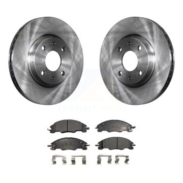Front Disc Brake Rotors And Ceramic Pads Kit For 2008-2011 Ford Focus K8T-100155