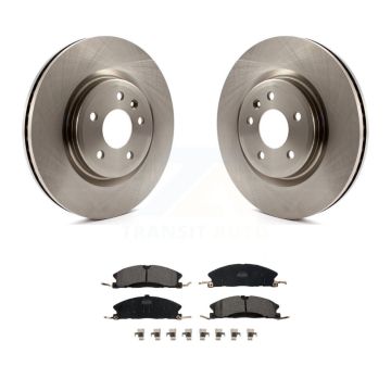 Front Brake Rotor And Ceramic Pad Kit For 2013 Ford Explorer Sport With Heavy Duty Brakes K8T-100164