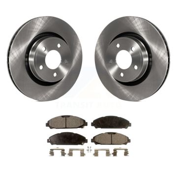 Front Disc Brake Rotors And Ceramic Pads Kit For Ford Mustang K8T-100175