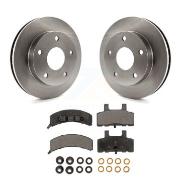 Front Disc Brake Rotors And Ceramic Pads Kit For 1994-1999 Dodge Ram 1500 4WD K8T-100184