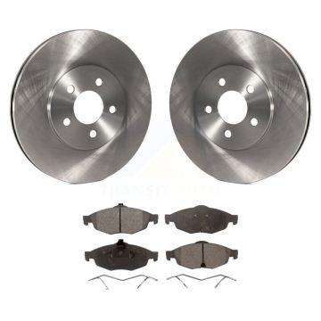 Front Disc Brake Rotors And Ceramic Pads Kit For Chrysler Sebring Dodge Stratus K8T-100189