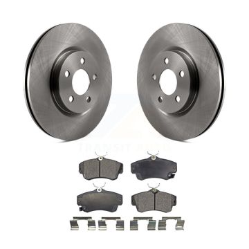 Front Disc Brake Rotors And Ceramic Pads Kit For Chrysler PT Cruiser K8T-100206