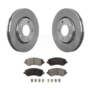 Front Brake Rotor Ceramic Pad Kit For Dodge Caravan Grand Chrysler Town & Country Voyager K8T-100208