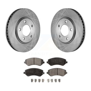 Front Disc Brake Rotors And Ceramic Pads Kit For Dodge Grand Caravan Chrysler Voyager K8T-100210