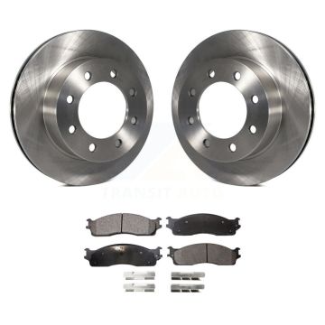 Front Disc Brake Rotors And Ceramic Pads Kit For Dodge Ram 1500 3500 2500 K8T-100216