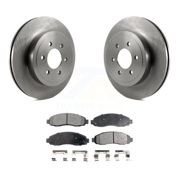 Front Disc Brake Rotors And Ceramic Pads Kit For 2003-2004 Dodge Dakota K8T-100217
