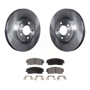 Front Disc Brake Rotor & Ceramic Pad Kit For Dodge Chrysler 300 Charger Challenger Magnum K8T-100219