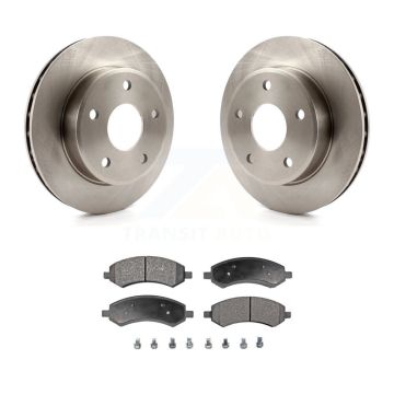Front Disc Brake Rotors And Ceramic Pads Kit For Dakota Dodge Ram Mitsubishi Raider K8T-100222