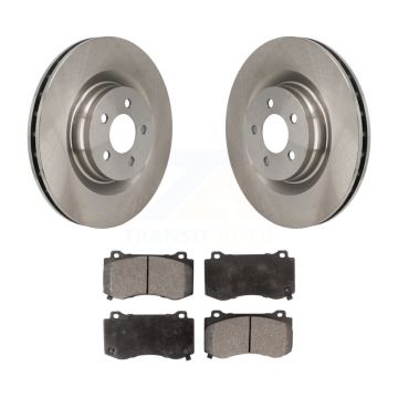 Front Disc Brake Rotor & Ceramic Pad Kit For Dodge Charger Chrysler 300 Challenger Magnum K8T-100224