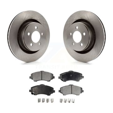 Front Disc Brake Rotors And Ceramic Pads Kit For Jeep Liberty Dodge Nitro K8T-100234
