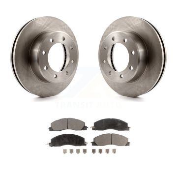 Front Disc Brake Rotors And Ceramic Pads Kit For Ram 3500 2500 1500 Dodge K8T-100235