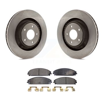 Front Disc Brake Rotors And Ceramic Pads Kit For Dodge Chrysler 200 Caliber Avenger K8T-100236