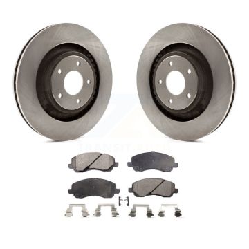 Front Disc Brake Rotors And Ceramic Pads Kit For Dodge Caliber Chrysler 200 Avenger K8T-100237