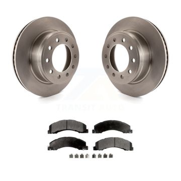 Front Brake Rotor And Ceramic Pad Kit For Ram Dodge Sterling Truck 4500 5500 Bullet 45 55 K8T-100238