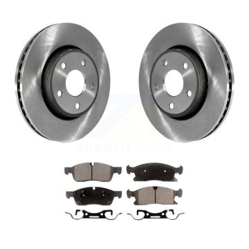 Front Disc Brake Rotors And Ceramic Pads Kit For Jeep Grand Cherokee Dodge Durango K8T-100239