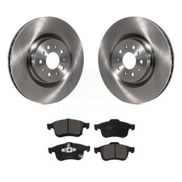 Front Disc Brake Rotors And Ceramic Pads Kit For 2015-2021 Ram ProMaster City K8T-100249